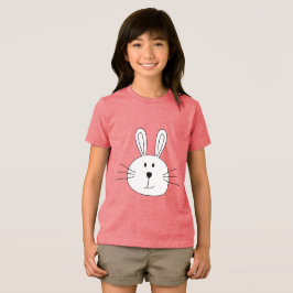Cute Bunny Ansikte T Shirt
