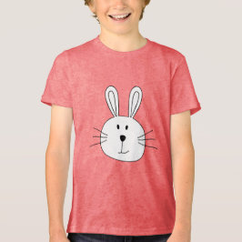 Cute Bunny Ansikte T Shirt