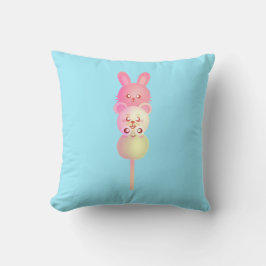 Cute Bunny, Bear och Frog Dango Kudde