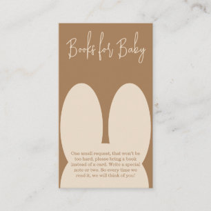 Cute Bunny bokar för baby Tilläggskort