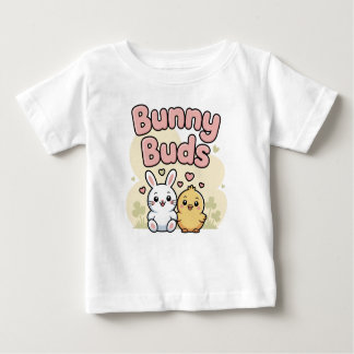 Cute Bunny Buds Easter Kids T Shirt