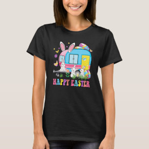 Cute Bunny Campar med Påskägg Camper Hap T Shirt