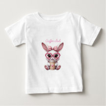 Cute Bunny Coffee Club Småbarns T-Shirt – bedårand