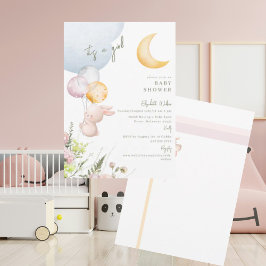 Cute Bunny Det är en inbjudan till Baby Shower III