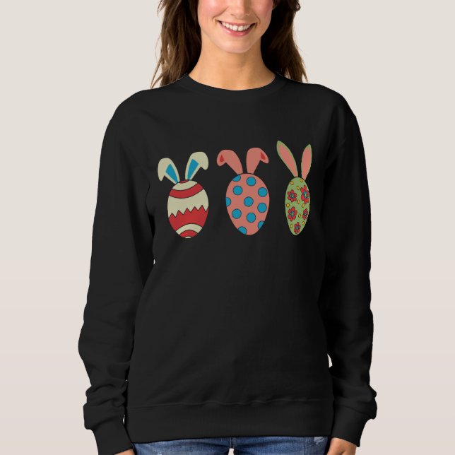 Cute Bunny Eggs T Shirt (Framsida)