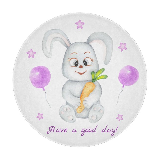 Cute Bunny för en positiv stämning Poster (Framsidan)