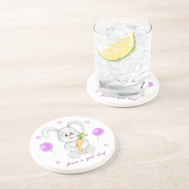 Cute Bunny för en positiv stämning Underlägg (Sidan)