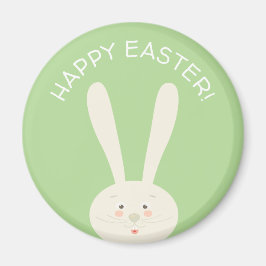 Cute Bunny Glad påsk Eggs Hunt Party Magnet