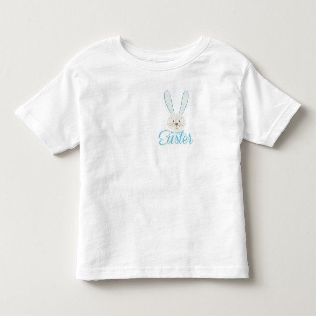 Cute Bunny Glad påsk Eggs Hunt Party Vår T Shirt (Framsida)