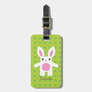 Cute Bunny Hug Bagagebricka