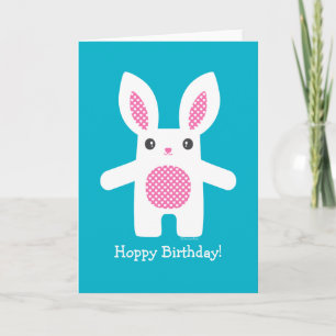 Cute Bunny Hug Kort