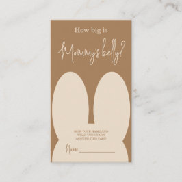 Cute bunny Hur stort är mamma Büry? Tilläggskort