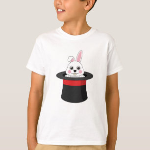 Cute Bunny i Wizard Hat T Shirt