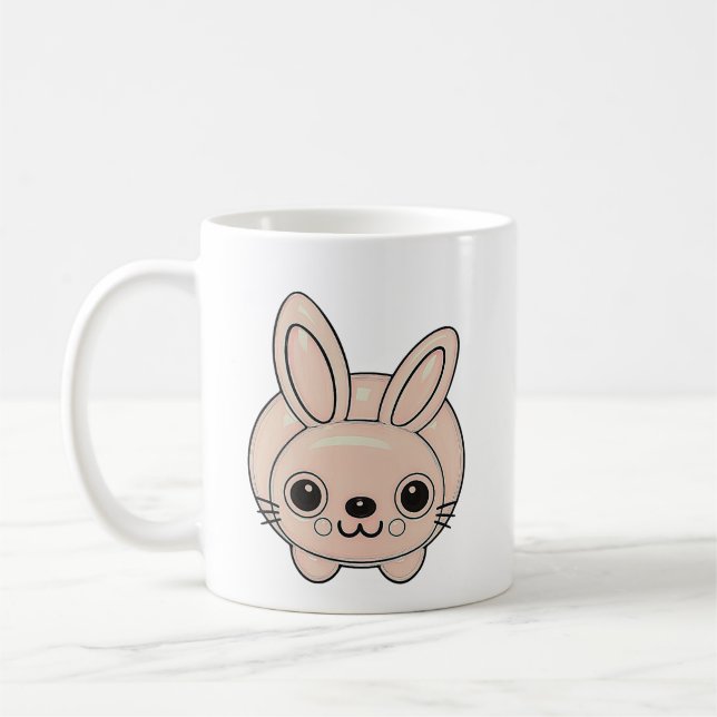 Cute Bunny Kaffemugg (Vänster)