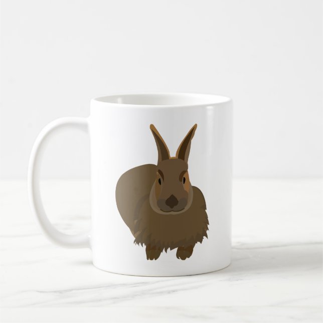 Cute Bunny Kaffemugg (Vänster)