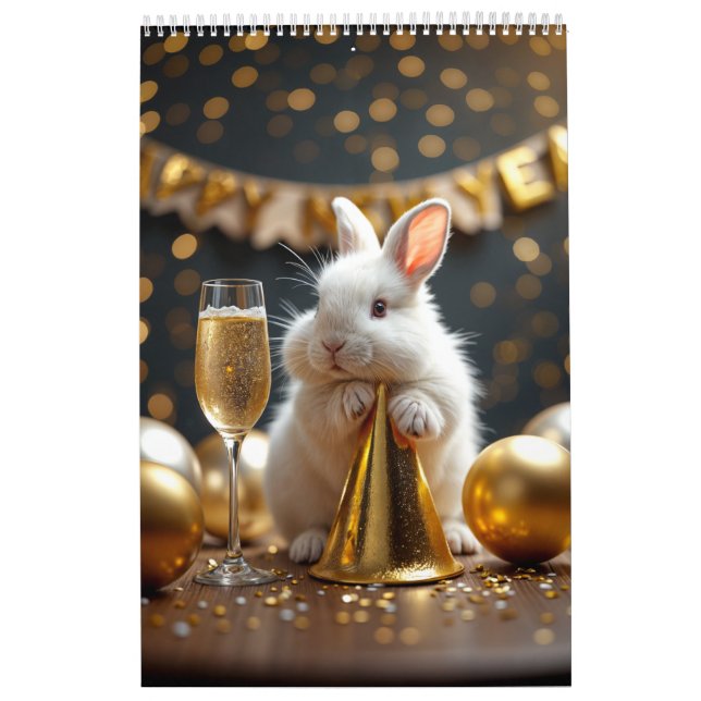 Cute Bunny-kalender Kalender (Omslag)