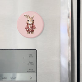 Cute Bunny Kärlek Magnet