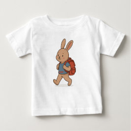 Cute Bunny Kids T-Shirt - Back to school