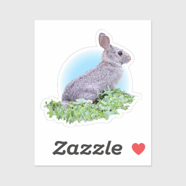 Cute Bunny Klistermärken (Ark)