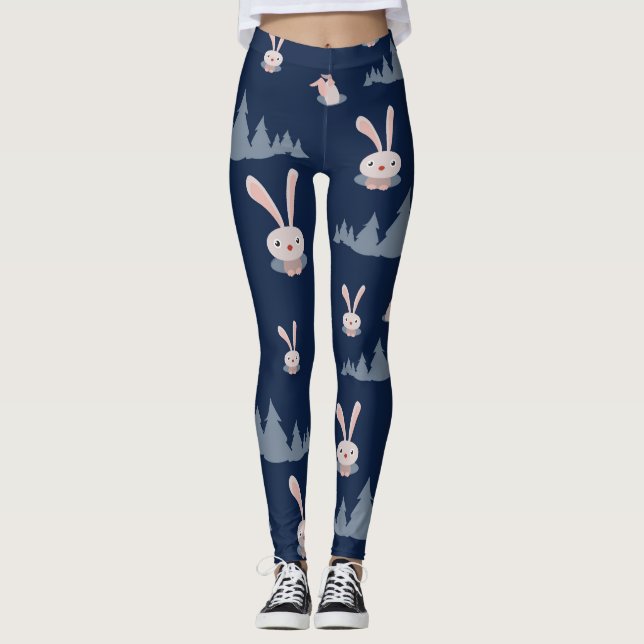 Cute Bunny Leggings (Framsida)