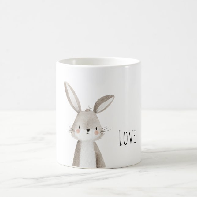 Cute Bunny Love Kaffemugg (Center)