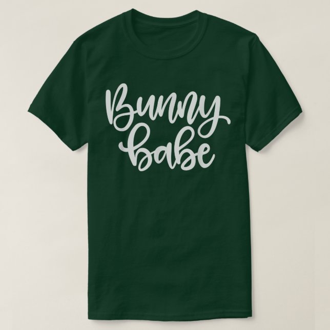 Cute Bunny Lover  T Shirt (Design framsida)