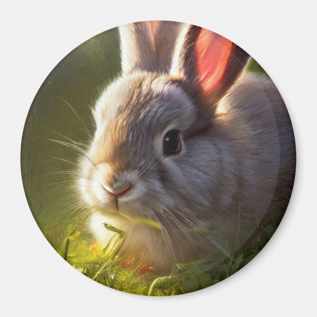 Cute Bunny Magnet (Framsidan)