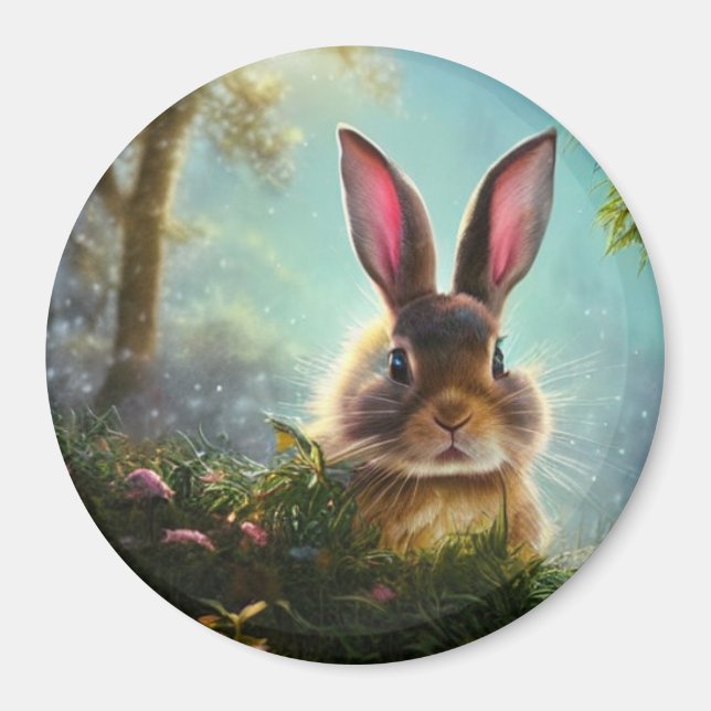 Cute Bunny Magnet (Framsidan)