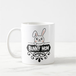 Cute Bunny mamma kanin älskare Kaffemugg