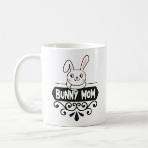 Cute Bunny mamma kanin älskare Kaffemugg