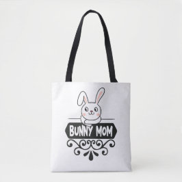 Cute Bunny mamma kanin älskare Tygkasse