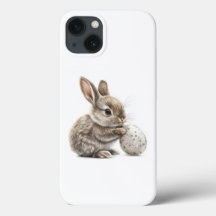 Cute Bunny med Påskägg Phone Case
