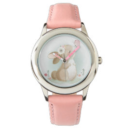 Cute Bunny och Butterfly Armbandsur