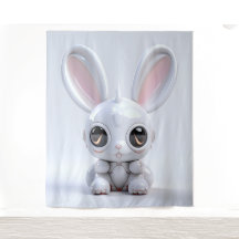 Cute Bunny Öron Tapestry