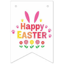 cute bunny painting Easter Eggs wrapping paper 