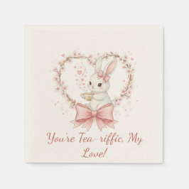 Cute Bunny Party - Personalized Event Decor Pappersservett