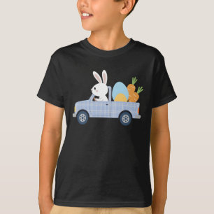 Cute Bunny Play Lastbil Småbarn Boy Carrot T Shirt