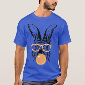 Cute Bunny Polka Orange Glass Bubblegum Öster T Shirt