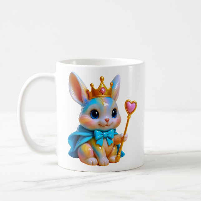 Cute Bunny Princess Kaffemugg (Vänster)