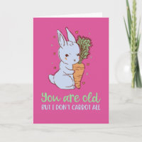 Cute Bunny Pun jag Carrot all underlig födelsedag