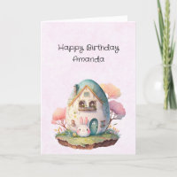 Cute Bunny Rabbit Japanska Kawaii Stil Birthday