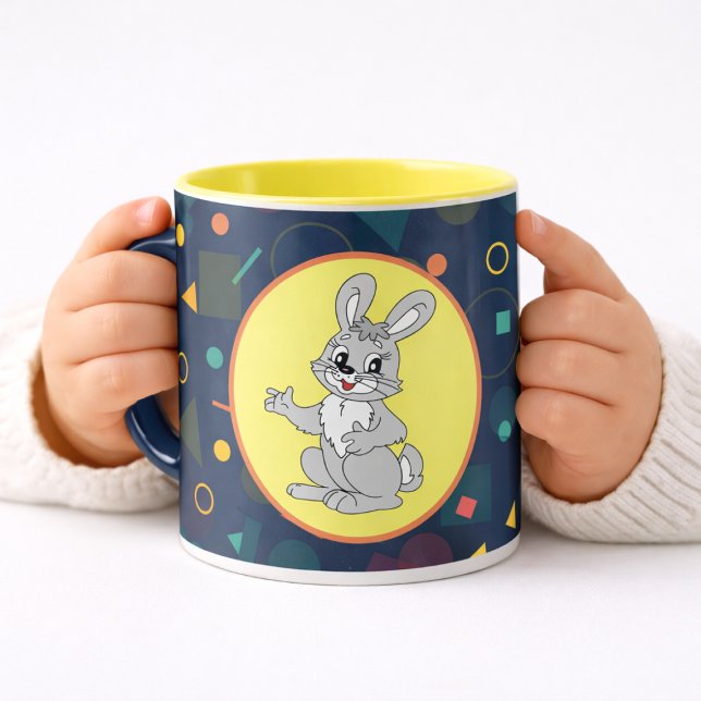 Cute Bunny Rabbit Mugg (Skapare uppladdad)