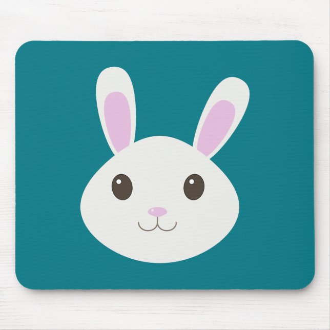 Cute Bunny Rabbit Musmatta (Framsidan)