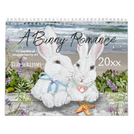 Cute Bunny Rabbit Nature Art Woodland Garden Kalender
