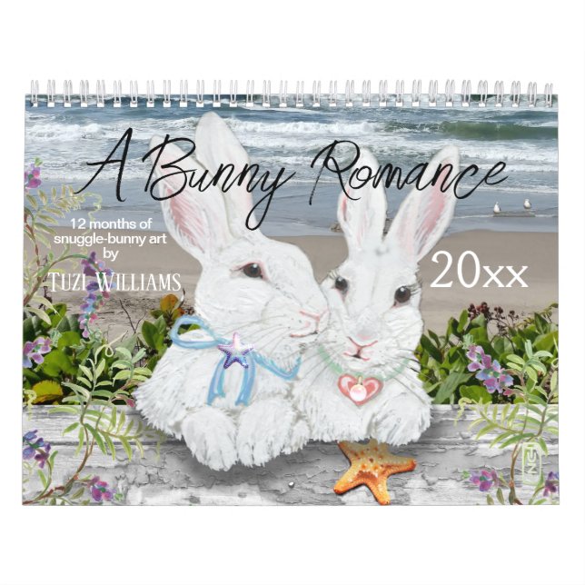 Cute Bunny Rabbit Nature Art Woodland Garden Kalender (Omslag)