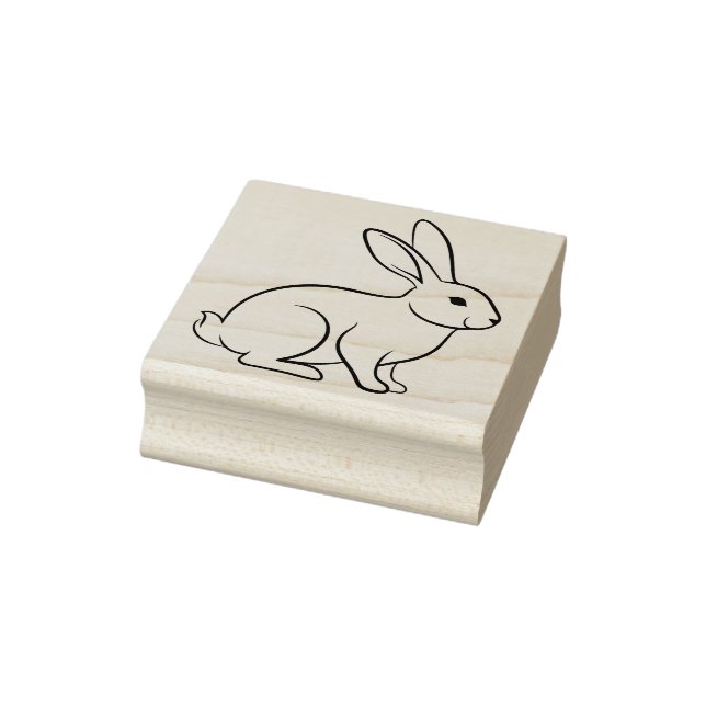 Cute Bunny Rabbit Stämpel (Stämpel)