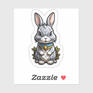 Cute Bunny Rabbit Vinyl Klistermärken