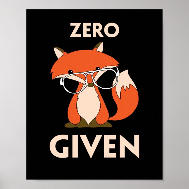 Cute Bunny Rabbit With Glasses Hipster Poster (Framsidan)