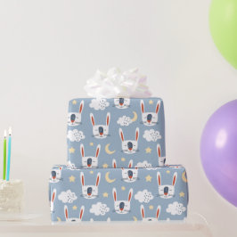 Cute Bunny Rabbit Wrapping Papper Presentpapper