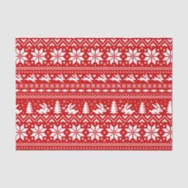 Cute Bunny Rabbits Red Helgdag Mönster jul